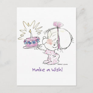 BD-002 Birthday Wish Postcard