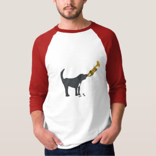 BD- Funny Dog Playing the Trumpet Shirt