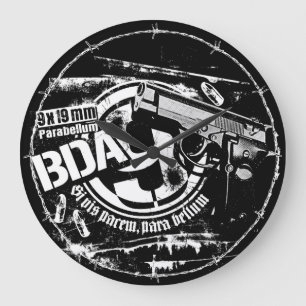 BDA 9 Large Clock Acrylic Wall Clock