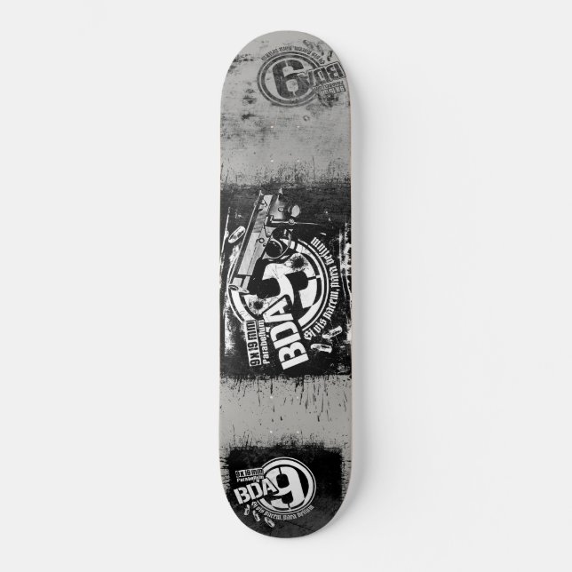 BDA 9 Skateboard Deck Skateboard (Front)
