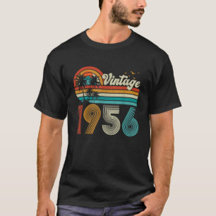 Bday Gifts Birthday Made in 1956 1956 Retro 70th T-Shirt