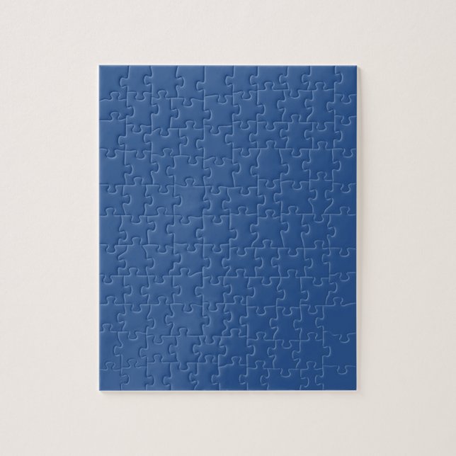  B'dazzled blue (solid color)  Jigsaw Puzzle (Vertical)