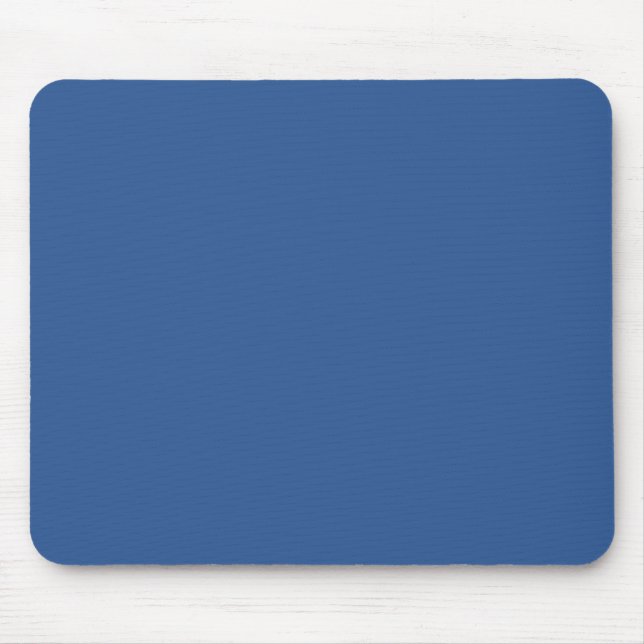  B'dazzled blue (solid colour)  Mouse Mat (Front)