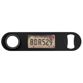 BDR529 Bluesmobile License Plate Bottle Opener