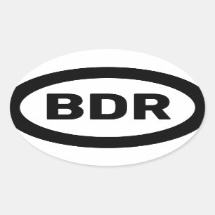 BDR Car Sticker