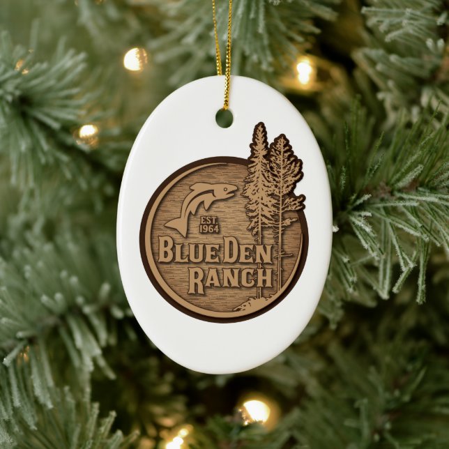 BDR Logo 2020 Ceramic Tree Decoration (Tree)