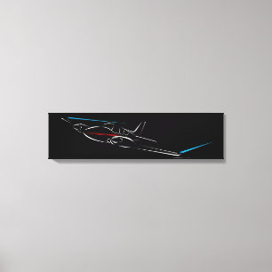 BE-55 Baron  Canvas Print