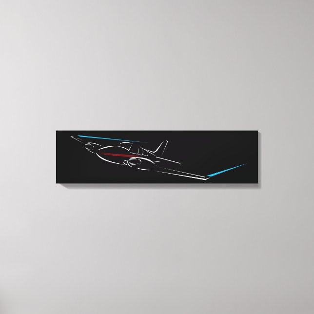 BE-55 Baron  Canvas Print (Front)