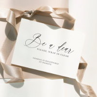 Be a Dear Wrap in Clear Simple Modern