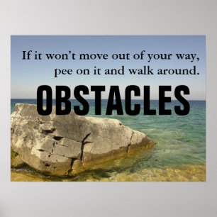 Be a Dog: Don't Let Obstacles Block Your Way [L] Poster