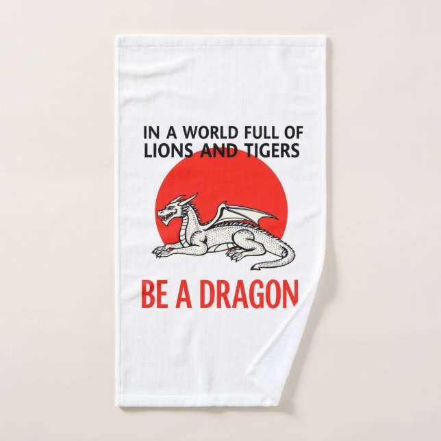 Be a Dragon - Unique Fantasy design Hand Towel (Hand Towel)