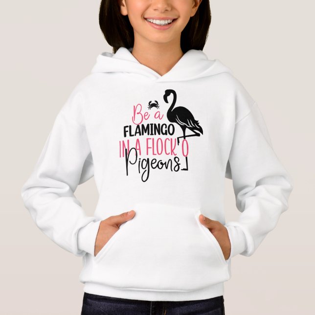 Be A Flamingo In A Flock of Pigeons (Front)