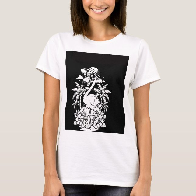 Be a Flamingo T-Shirt (Front)