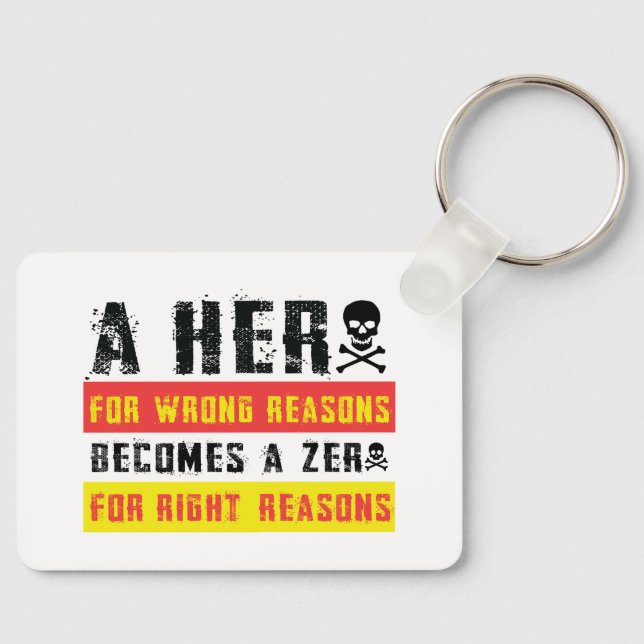 Be a helping human motivational design key ring (Front)