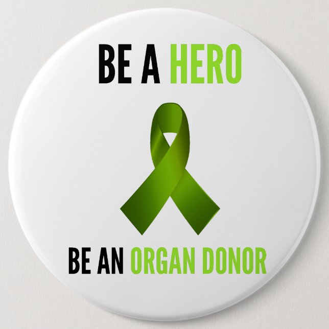 Be a Hero 6 Cm Round Badge (Front)