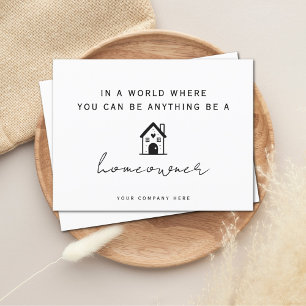 Be a Homeowner Real Estate Marketing  Postcard