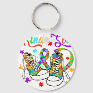 be a kind sole autism awareness (2 key ring