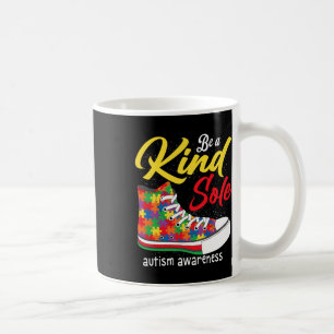 Be A Kind Sole Autism Awareness Month Shoes Puzzle Coffee Mug