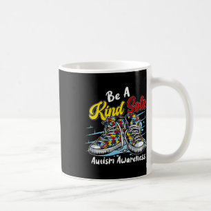 Be A Kind Sole Autism Awareness Puzzle Shoes Be Ki Coffee Mug