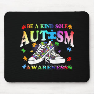 Be A Kind Sole Autism Awareness Puzzle Shoes Be Ki Mouse Mat