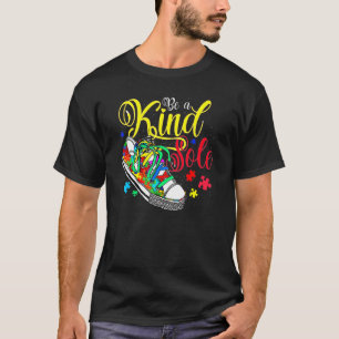 Be A Kind Sole Autism Awareness Puzzle Shoes Be Ki T-Shirt
