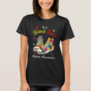Be A Kind Sole Autism Awareness Puzzle Shoes T-Shirt