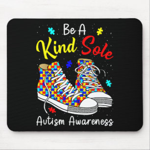 Be A Kind Sole Autism Awareness Rainbow Mouse Mat