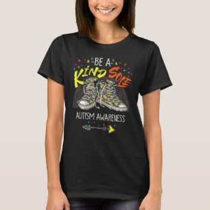 Be A Kind Sole Autism Awareness Rainbow Puzzle T T-Shirt