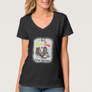 Be A Kind Sole Autism Awareness Rainbow Trendy Puz T-Shirt