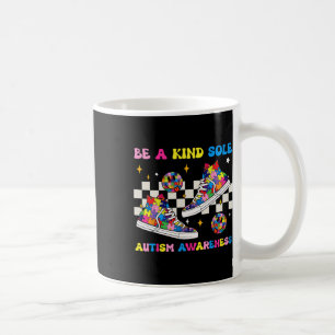 Be A Kind Sole Autism Awareness Sneaker Groovy Puz Coffee Mug