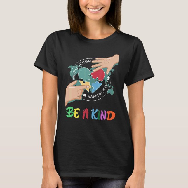 Be A Kind Sole Autism Awareness T-Shirt (Front)