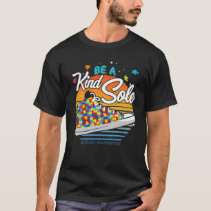 Be A Kind Sole Autism Awareness Vintage Shoes Be K T-Shirt