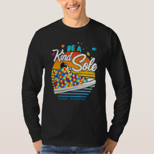 Be A Kind Sole Autism Awareness Vintage Shoes Be K T-Shirt