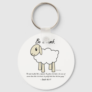 "Be a Lamb" Keychain