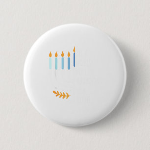 Be A Light Happy Hanukkah Menorah Jewish Gift _4  6 Cm Round Badge