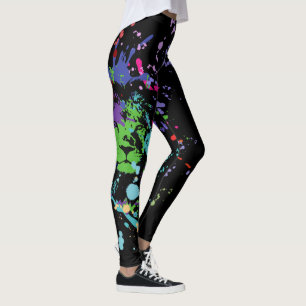 "Be a lion" Design with Lion Head on Black Leggings