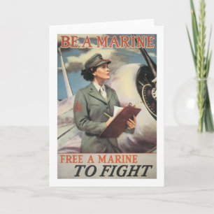 Be a Marine - Free a Marine to Fight Card