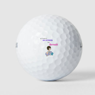 Be a Mermaid Golf Balls