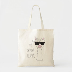 Be a No Drama Llama Art Cartoon Art Tote Bag