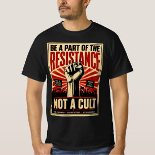 Be a Part of the Resistance   Vintage Activism T-Shirt