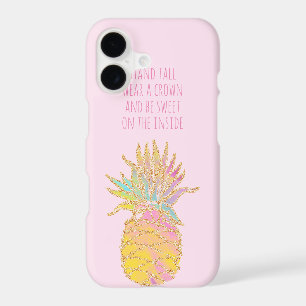 Be a Pineapple Cute Rainbow & Gold Pineapple