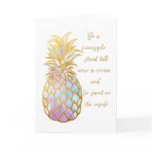 Be a Pineapple Greeting Card