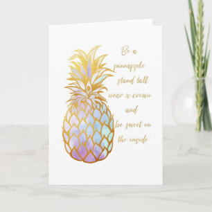 Be a Pineapple greeting card