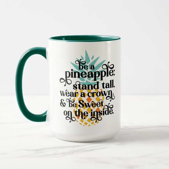 Be a Pineapple Mug (Left)