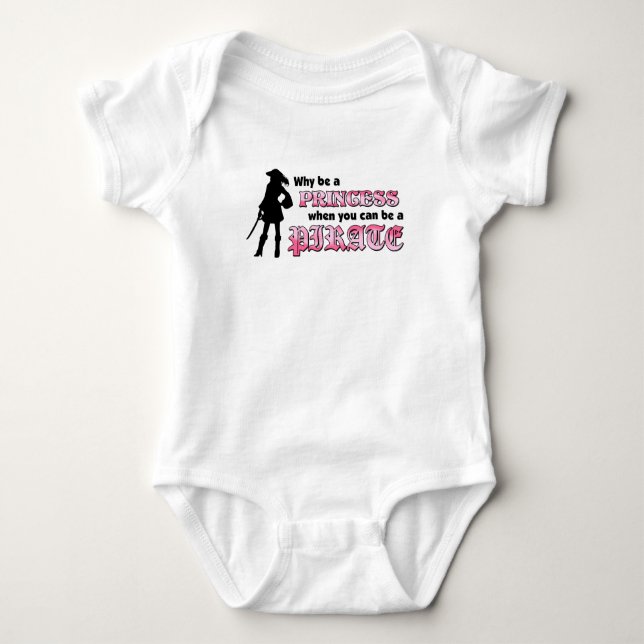 Be a Pirate Baby Bodysuit (Front)