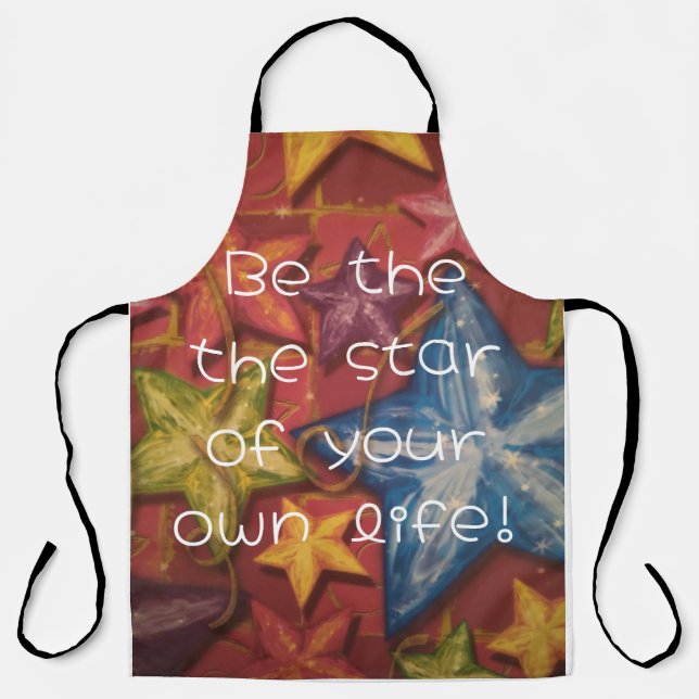 Be A Shining Star Kitchen Apron (Front)
