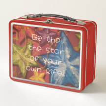 Be A Shining Star Metal Lunch Box