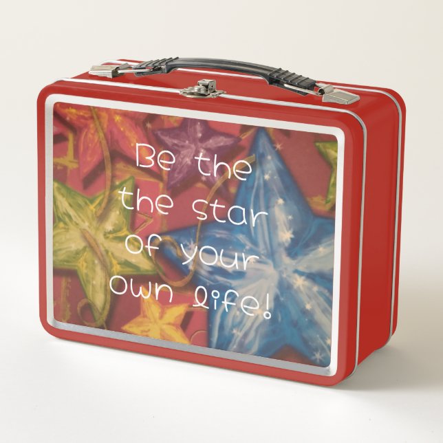 Be A Shining Star Metal Lunch Box (Front)