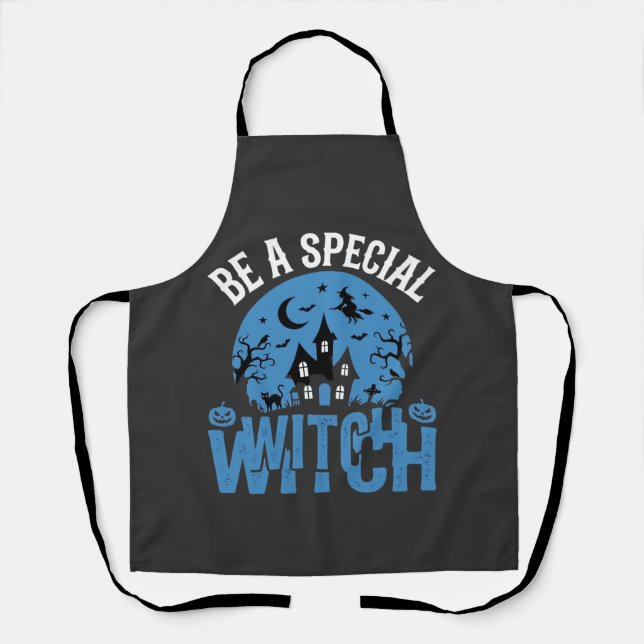 Be A Special Witch Halloween Design_1 Apron (Front)