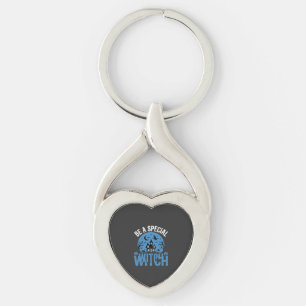 Be A Special Witch Halloween Design_1 Key Ring